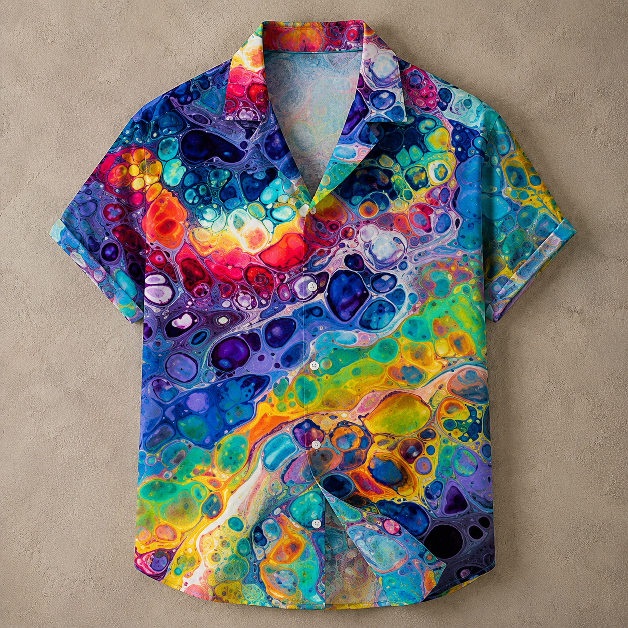 Vintage Retro Shirt Men’s Design Button Shirt Chaosbornwear