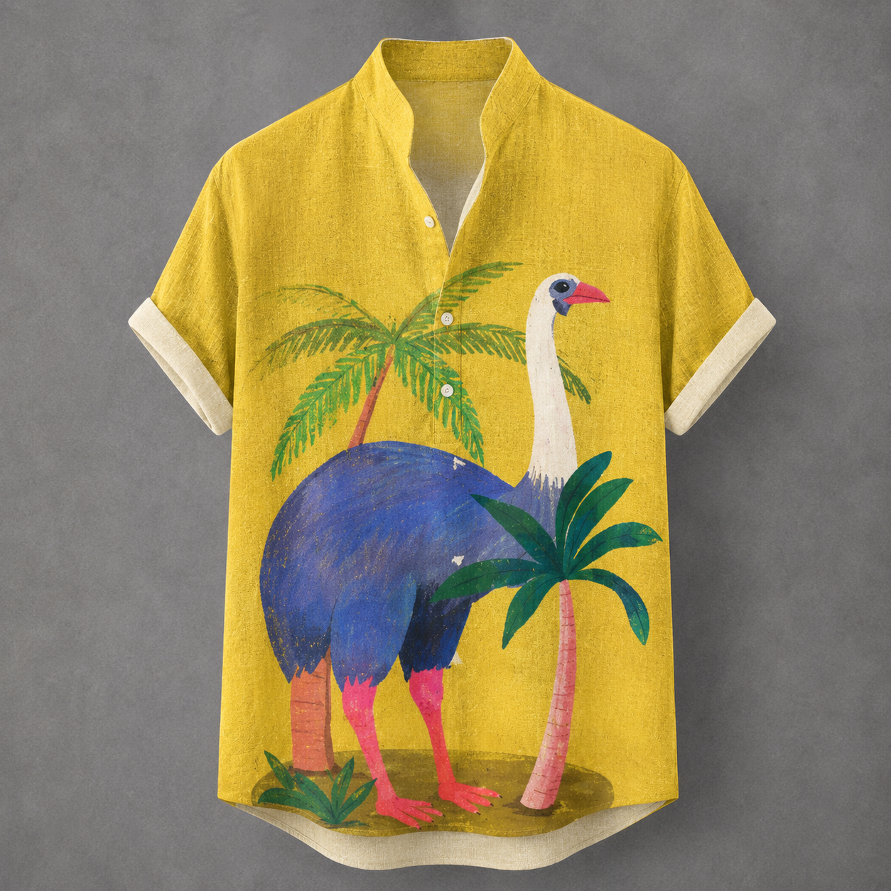 Vintage Retro Shirt Men’s Design Button Shirt Chaosbornwear