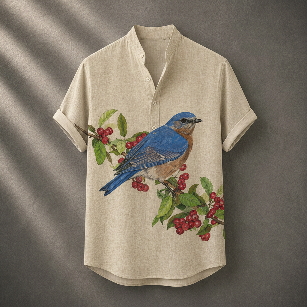 Vintage Retro Shirt Men’s Design Button Shirt Chaosbornwear