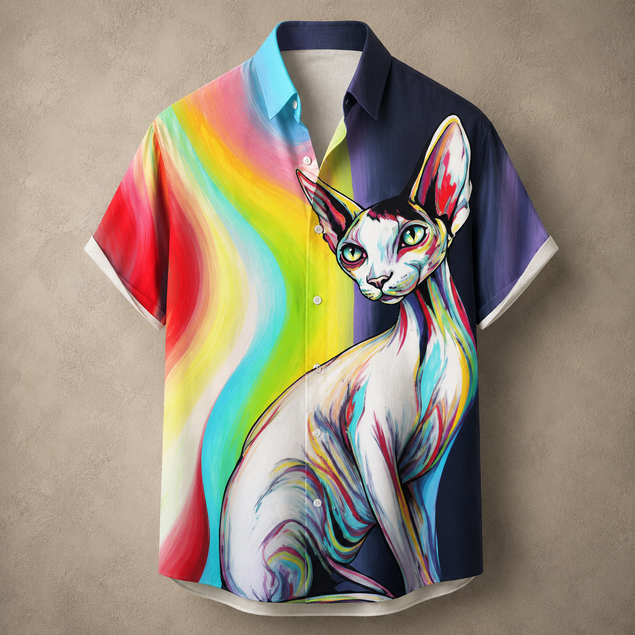 Vintage Retro Shirt Men’s Design Button Shirt Chaosbornwear