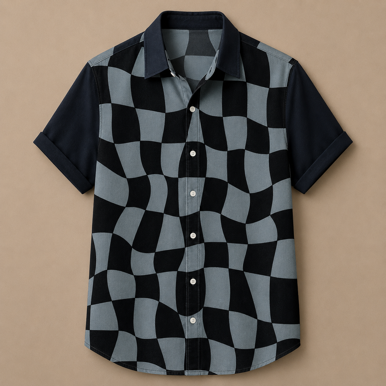 Vintage Retro Shirt Men’s Design Button Shirt Chaosbornwear