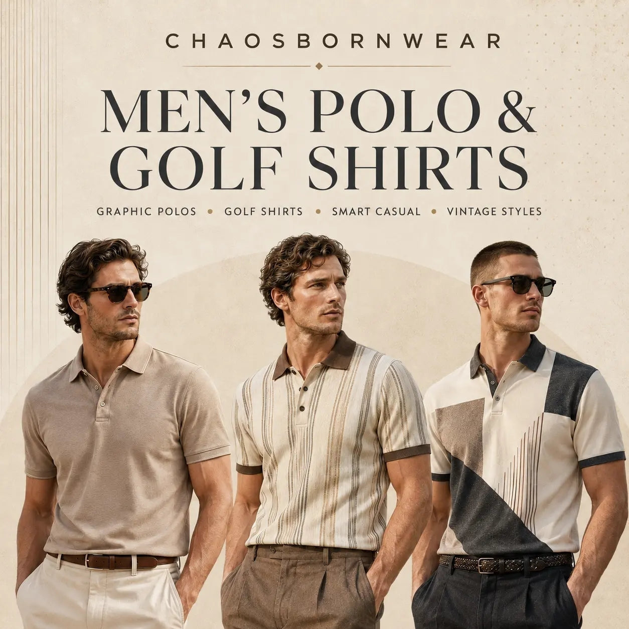 Men’s Polo Shirts & Golf Shirts Chaosbornwear