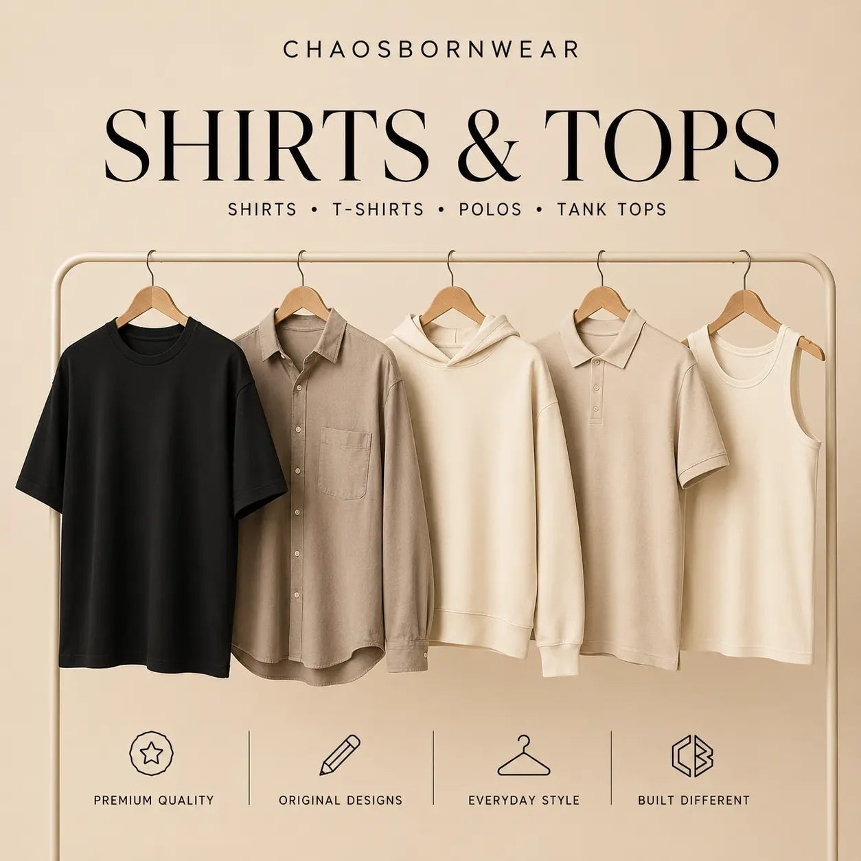 Shirts & Tops Chaosbornwear
