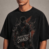 Oversized Graphic T-Shirt Born From Chaos CHAOSBORN Limited Editions - Chaos Born