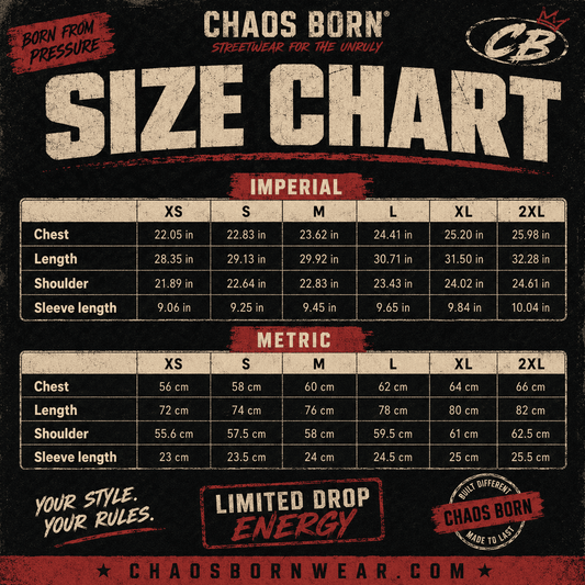 Oversized Graphic T-Shirt Chaos Bloom CHAOSBORN - Chaos Born