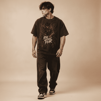 Oversized Graphic T-Shirt Rise Without Fear CHAOSBORN Limited Editions - Chaos Born
