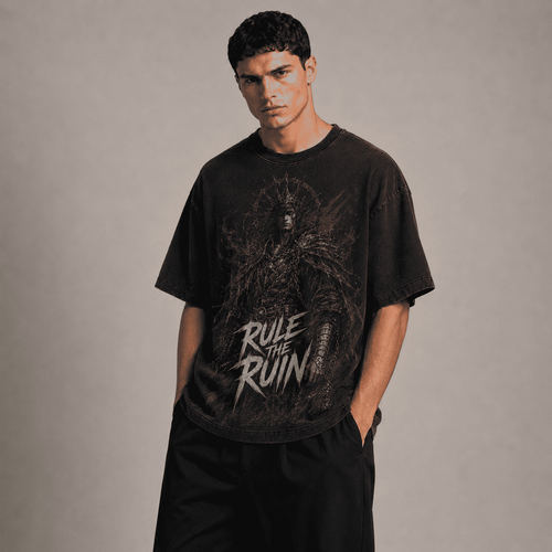 Oversized Graphic T-Shirt Rule The Ruin CHAOSBORN Limited Editions - Chaos Born