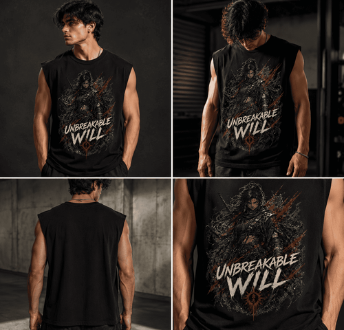 Men’s Graphic Tank Top Unbreakable Will CHAOSBORN - Chaos Born