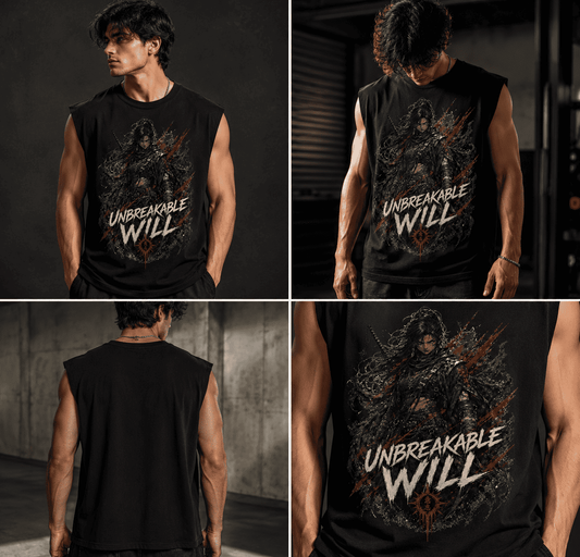 Men’s Graphic Tank Top Unbreakable Will CHAOSBORN - Chaos Born
