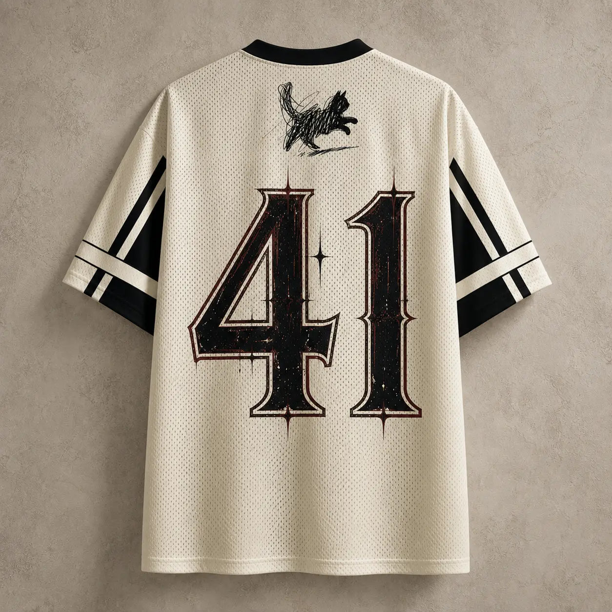 Black Cat Jersey Shirt Midnight Familiar Bamboo Moon 41 Chaosbornwear