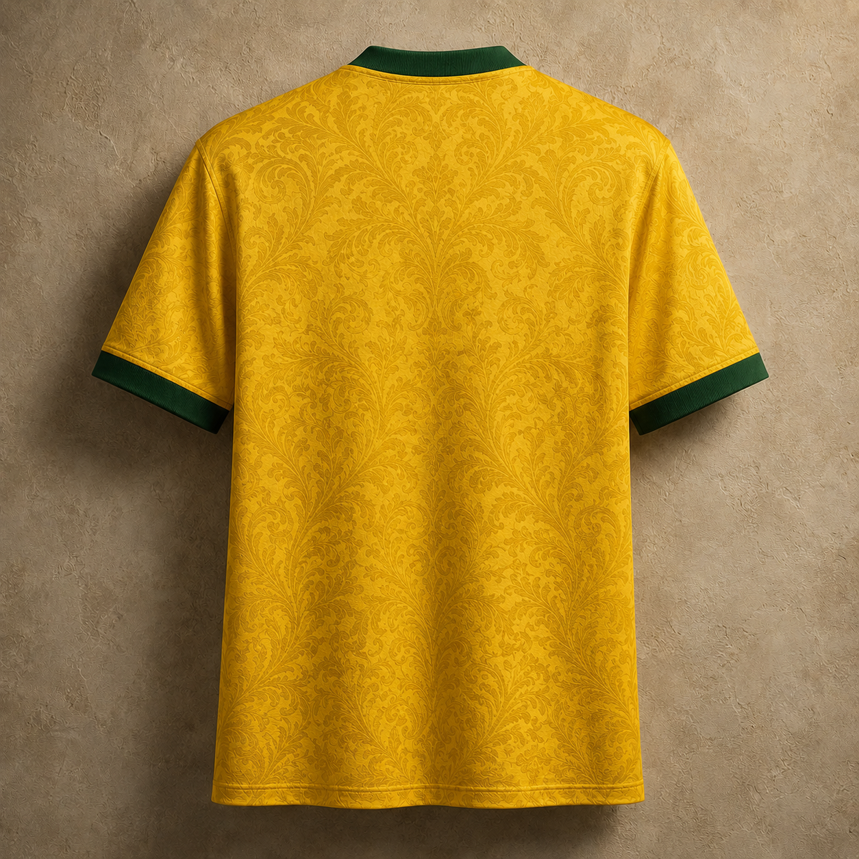 Brazil Jersey Shirt Yellow Baroque Premium Edition Chaosbornwear
