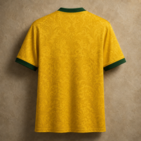 Brazil Jersey Shirt Yellow Baroque Premium Edition Chaosbornwear