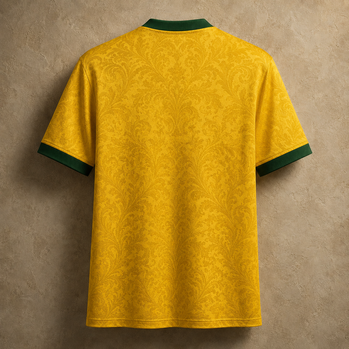 Brazil Jersey Shirt Yellow Baroque Premium Edition Chaosbornwear