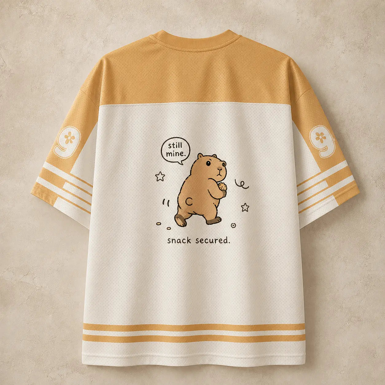 Capybara Jersey Shirt Share Snack Very Serious Still Mine Snack Secured Chaosbornwear