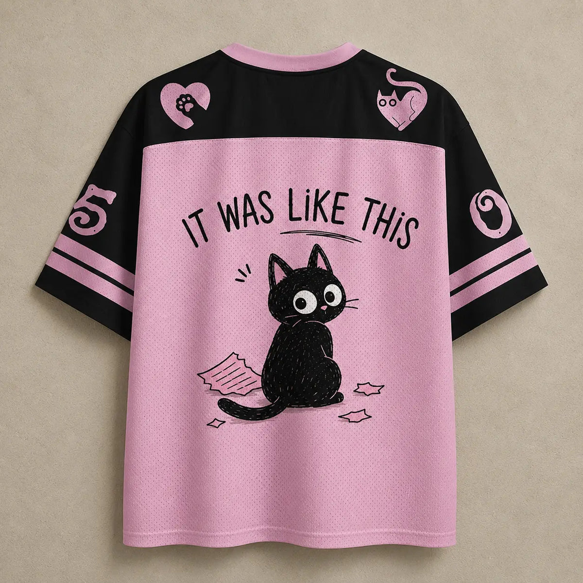 Cat Jersey Shirt I Had A Plan The Cat Ate It It Was Like This Chaosbornwear