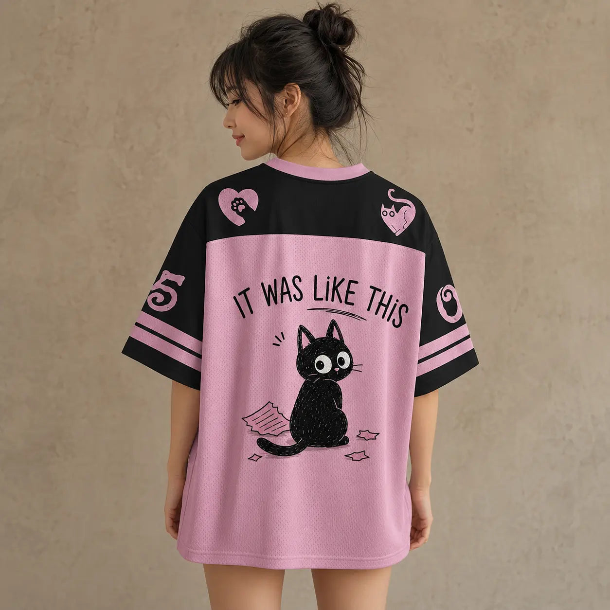 Cat Jersey Shirt I Had A Plan The Cat Ate It It Was Like This Chaosbornwear