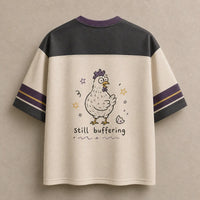 Chicken Jersey Shirt My Brain Said Bawk Still Buffering Chaosbornwear