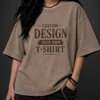 Custom Printed Cotton T-Shirt Personalized Design Shirt Chaosbornwear