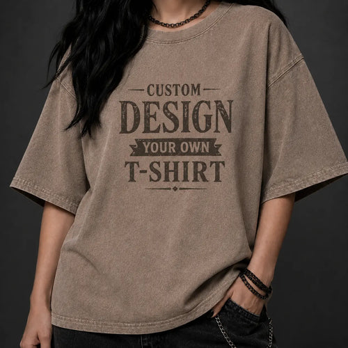 Custom Printed Cotton T-Shirt Personalized Design Shirt Chaosbornwear