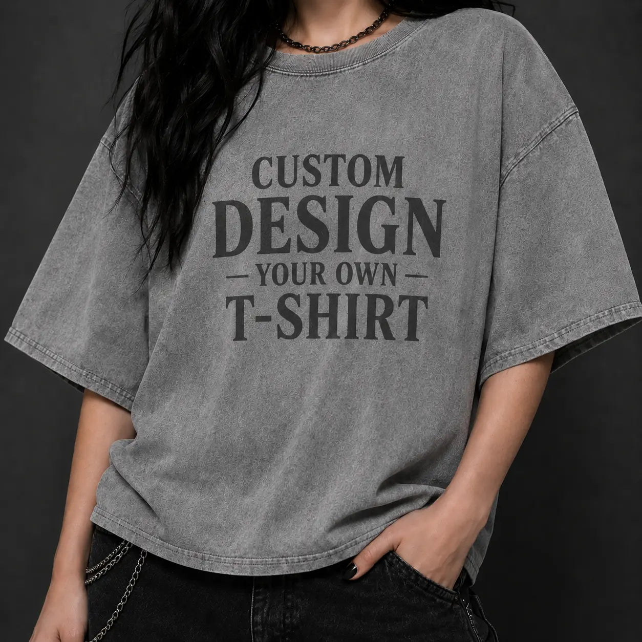 Custom Printed Cotton T-Shirt Personalized Design Shirt Chaosbornwear