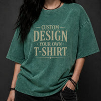Custom Printed Cotton T-Shirt Personalized Design Shirt Chaosbornwear