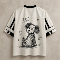 Dog Jersey Shirt Woof Woof Doodle Graphic Chaosbornwear