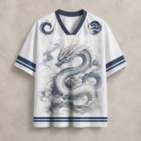 Dragon Jersey Shirt Japanese Water Dragon Graphic Chaosbornwear