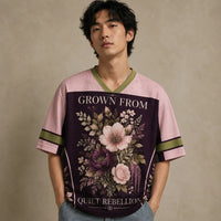 Floral Jersey Shirt Grown From Quiet Rebellion Softness Is Strength Chaosbornwear