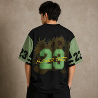 Flower Thief Black Cat Sunflower Jersey Shirt Japan Inspired 23 Chaosbornwear