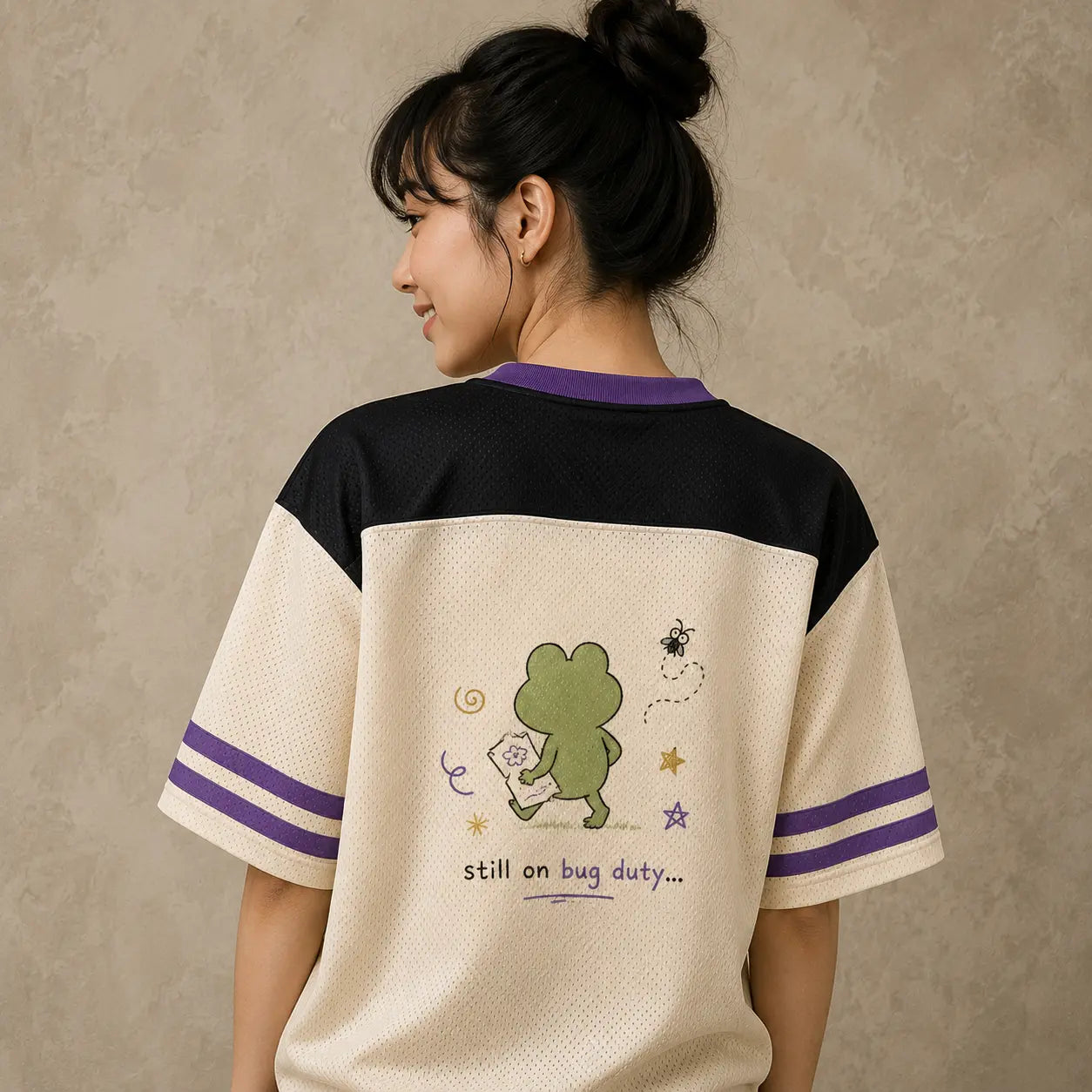 Frog Jersey Shirt I Had A Plan Then I Saw A Bug Still On Bug Duty Chaosbornwear