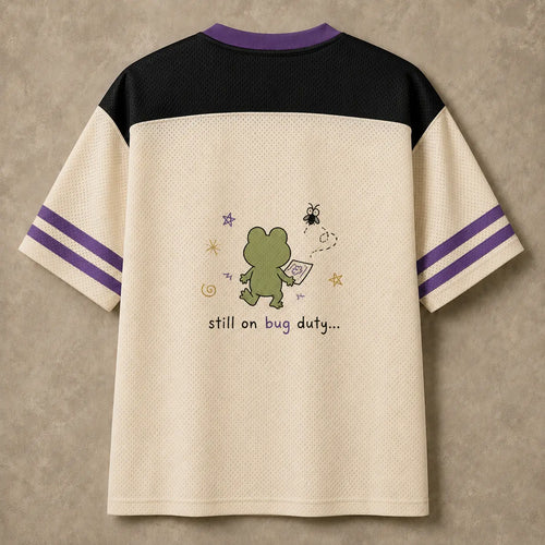 Frog Jersey Shirt I Had A Plan Then I Saw A Bug Still On Bug Duty Chaosbornwear