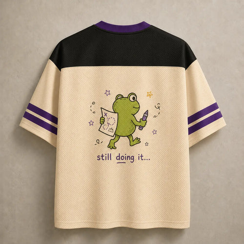 Frog Jersey Shirt I Have A Plan Still Doing It Chaosbornwear