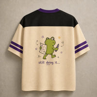 Frog Jersey Shirt I Have A Plan Still Doing It Chaosbornwear