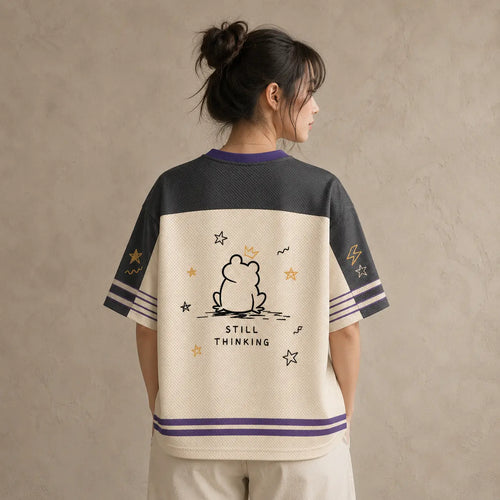Frog Jersey Shirt Sorry My Brain Went Ribbit Still Thinking Chaosbornwear