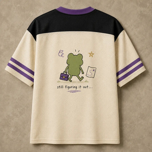 Frog Jersey Shirt Very Important Frog Business Still Figuring It Out Chaosbornwear