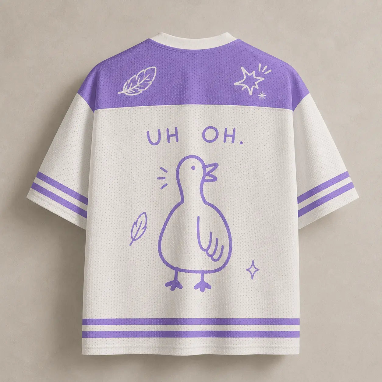 Goose Jersey Shirt I Make A Big Fuss Uh Oh Chaosbornwear