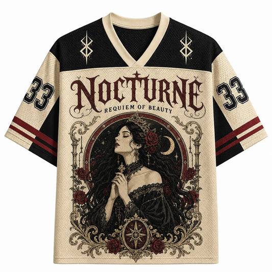 Gothic Jersey Shirt Nocturne Requiem Of Beauty Chaosbornwear
