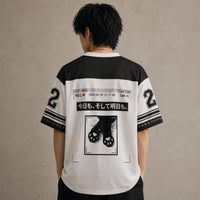Japan CCTV Surveillance Cat Kanji Jersey Shirt REC 02 Chaosbornwear