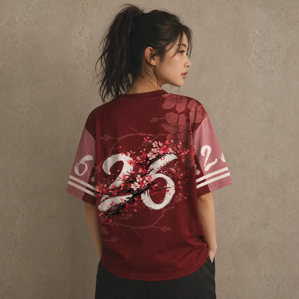 Japan Football Shirt Sakura Blossom Soccer Jersey Chaosbornwear