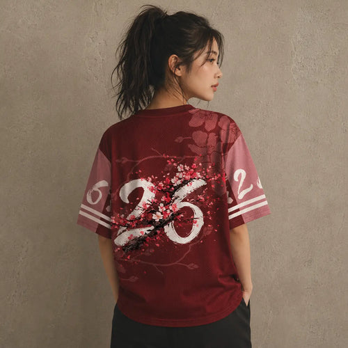 Japan Football Shirt Sakura Blossom Soccer Jersey Chaosbornwear