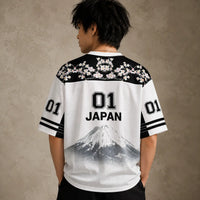 Japan Mount Fuji Sakura Kanji Jersey Shirt Cherry Blossom 01 Chaosbornwear