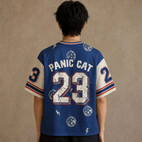 Japan Panic Cat Disco Jersey Shirt Much Panic Very Little Disco Chaosbornwear