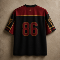 Japanese Racing Jersey Shirt Red Drift Premium Edition Chaosbornwear