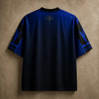 Jesus Jersey Football Shirt Blue Cathedral Faith Edition Chaosbornwear