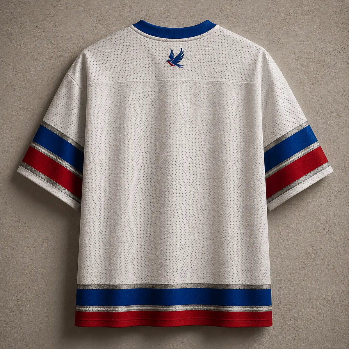 Jesus Jersey Football Shirt Blue Star Faith Edition Chaosbornwear
