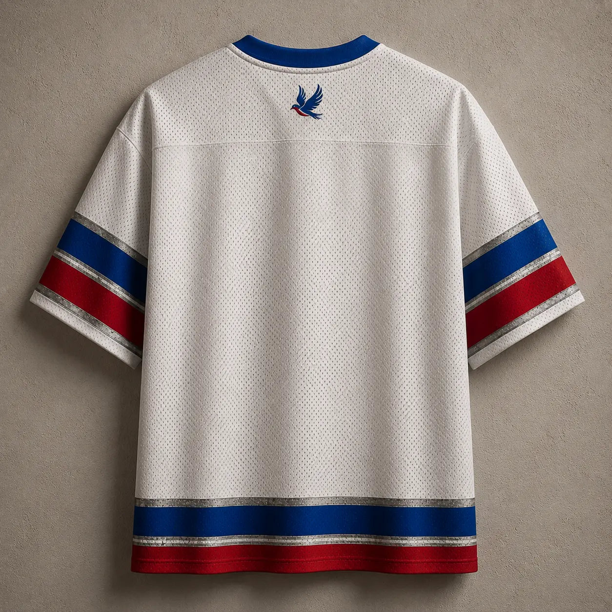 Jesus Jersey Football Shirt Blue Star Faith Edition Chaosbornwear
