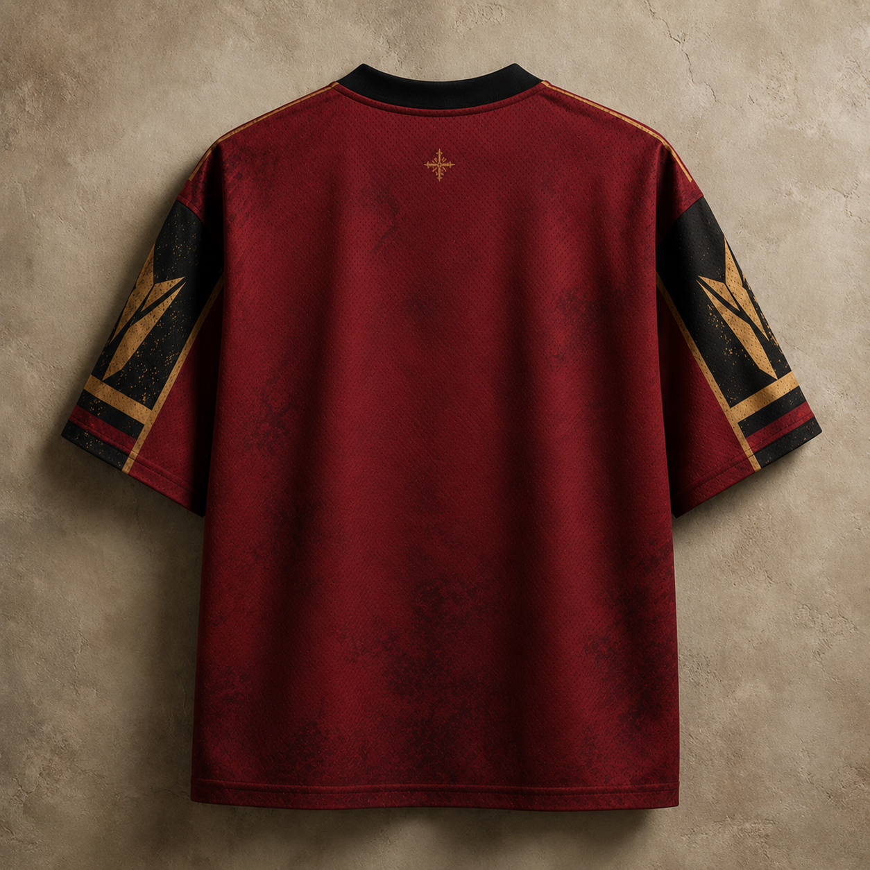 Jesus Jersey Football Shirt Red Baroque Faith Edition Chaosbornwear