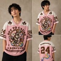 Kerfuffle Wizard Raccoon Rainbow Jersey Shirt Off To Cause 24 Chaosbornwear