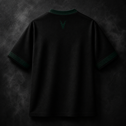 Pakistan Jersey Shirt Black Emerald Heritage Edition Chaosbornwear