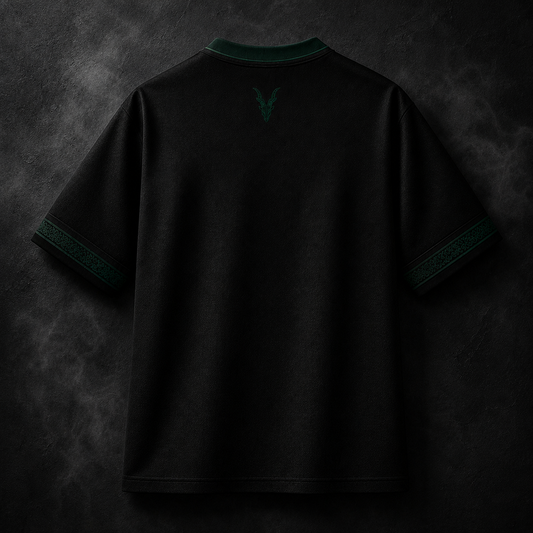 Pakistan Jersey Shirt Black Emerald Heritage Edition Chaosbornwear